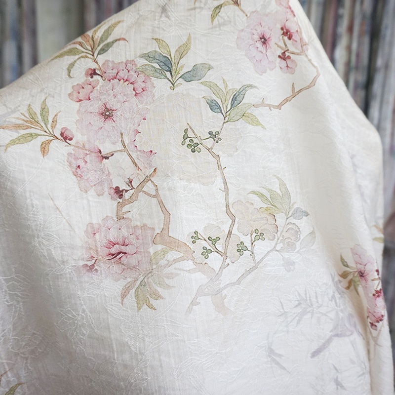 eng Textiles  Lyocell Embroide - Summer Clothing Material avaliação e preço