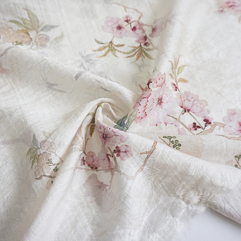 eng Textiles  Lyocell Embroide - Summer Clothing Material avaliação e preço