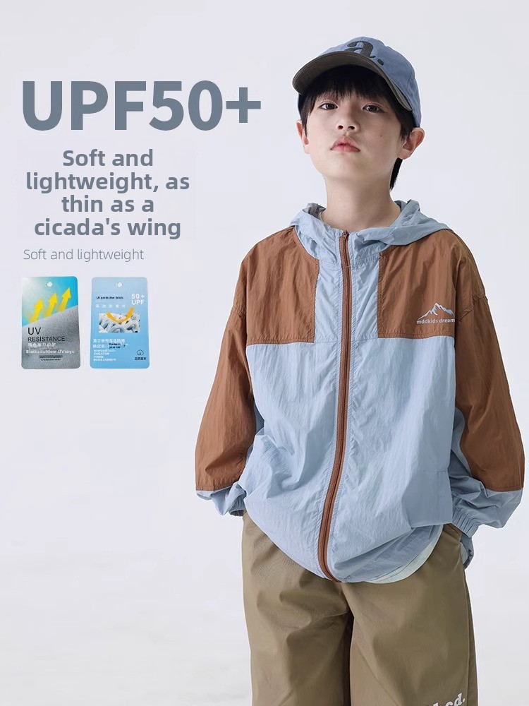 Boys Summer Wear Sun Protectio - Summer Clothing Material avaliação e preço