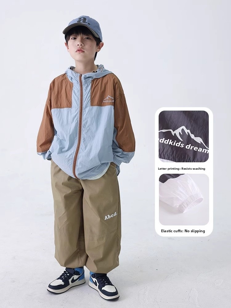 Boys Summer Wear Sun Protectio - Summer Clothing Material avaliação e preço