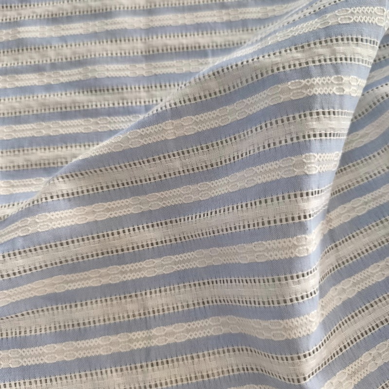 Korean Style Striped Openwork  - Summer Clothing Material avaliação e preço