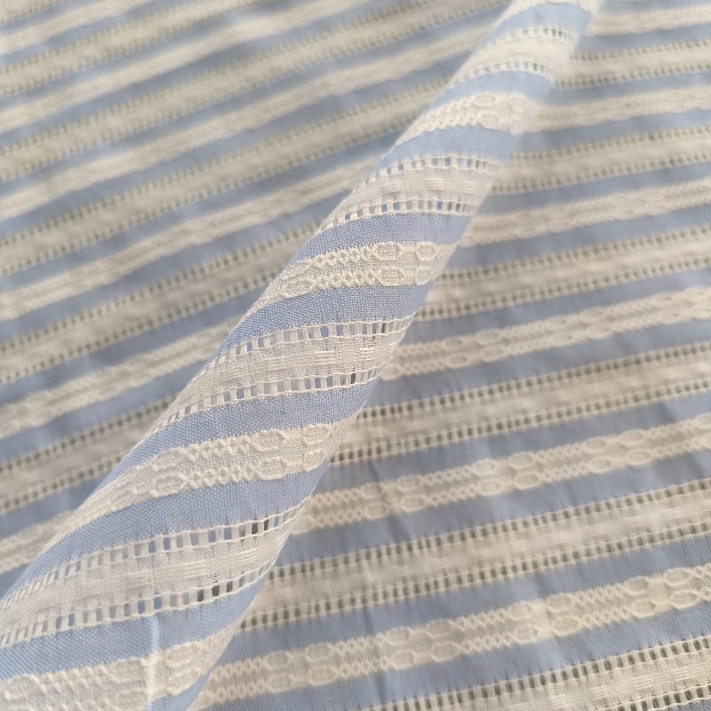Korean Style Striped Openwork  - Summer Clothing Material avaliação e preço