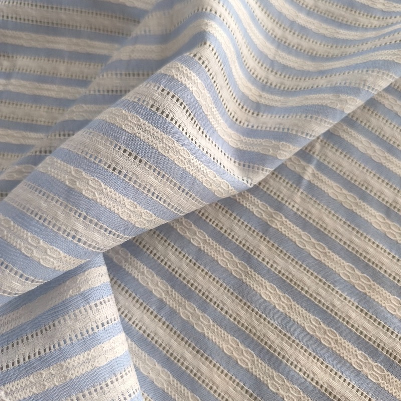 Korean Style Striped Openwork  - Summer Clothing Material avaliação e preço