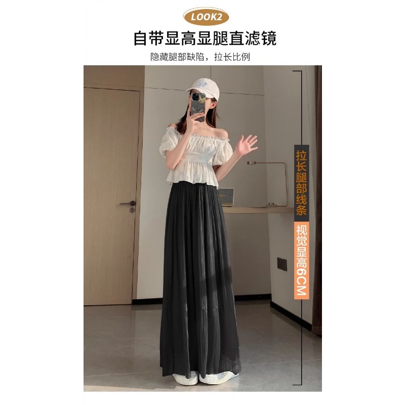 Women's Glitter Sheer Wide Leg - Palazzo Pant Wide avaliação e preço