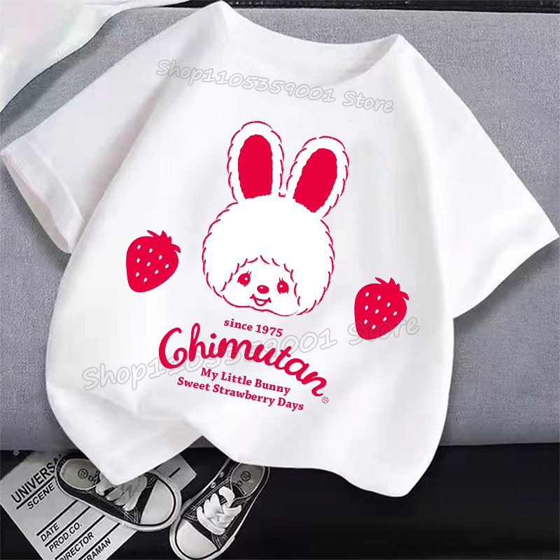MONCHHICHI Short Sleeve T Shir - Summer Clothing Cartoon avaliação e preço