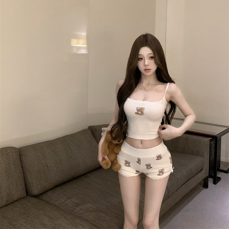 Two Piece Set,Camis and Short, - Summer Clothing Cartoon avaliação e preço