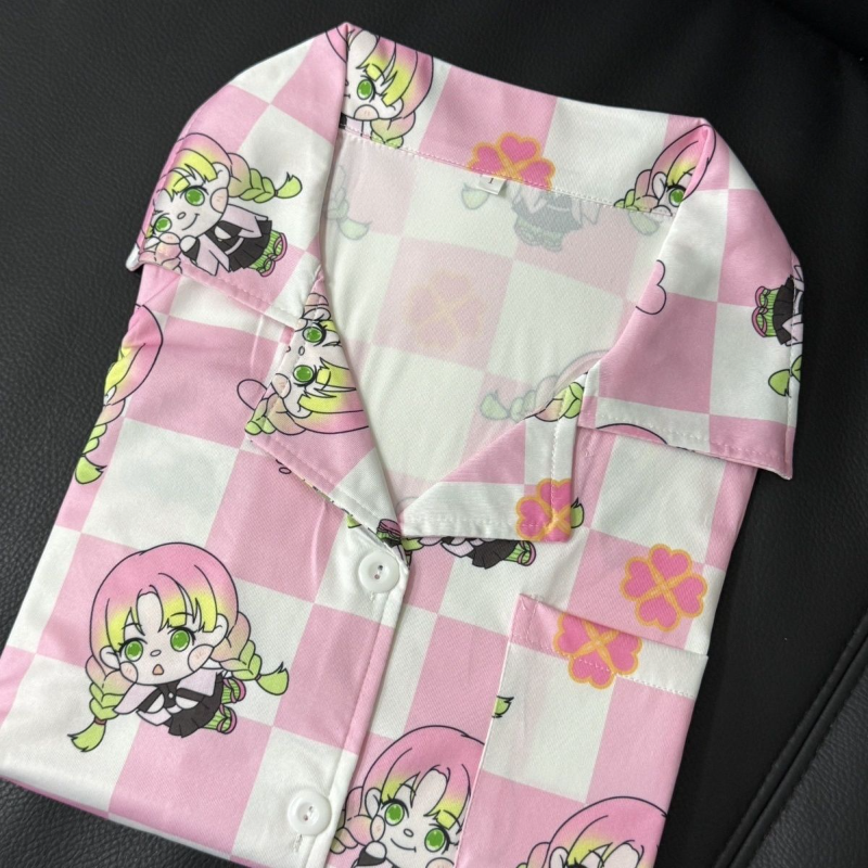 Demon Slayer Sleepwear Cardiga - Summer Clothing Material avaliação e preço