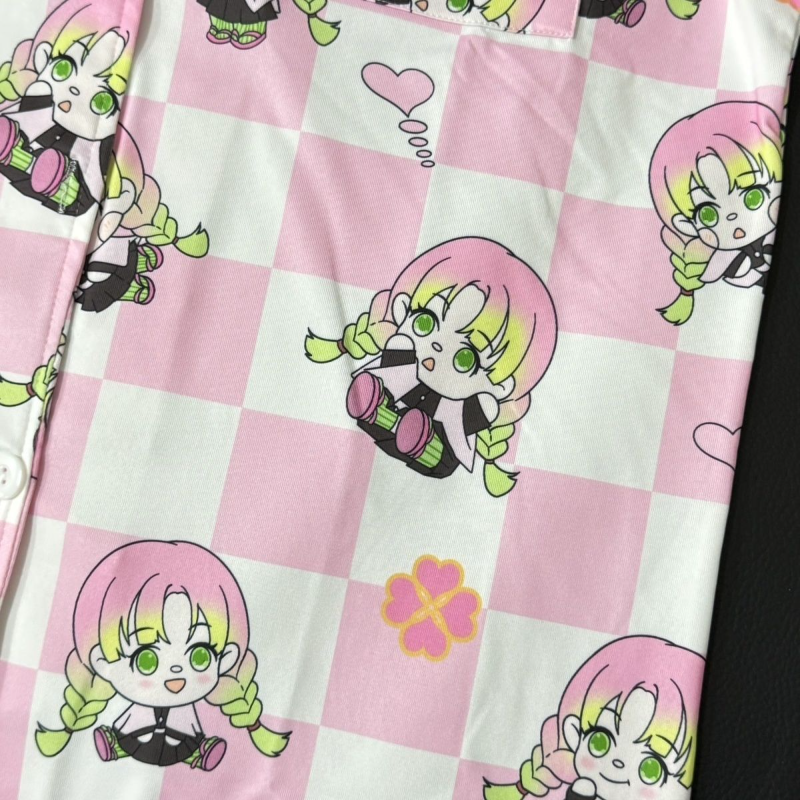 Demon Slayer Sleepwear Cardiga - Summer Clothing Material avaliação e preço