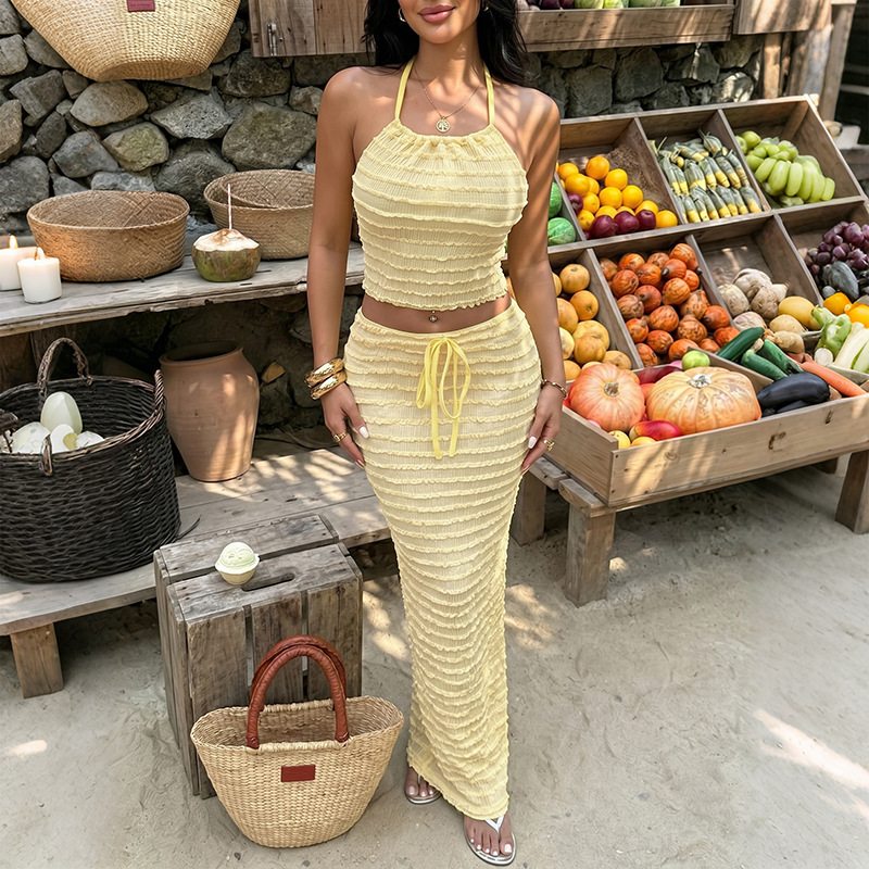 Sexy Elegant Dress Two Piece S - Summer Clothing Bundle avaliação e preço