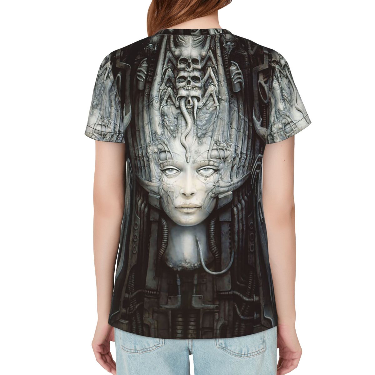 Hr Giger - Li - Painting T-Shi - Summer Clothing For 60 Year Old Woman avaliação e preço