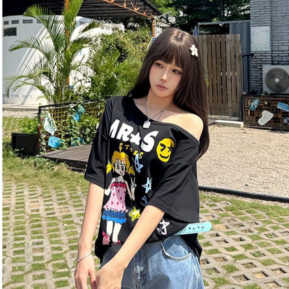 Hotweek Pattern T-shirt Cartoo - Summer Clothing Cartoon avaliação e preço