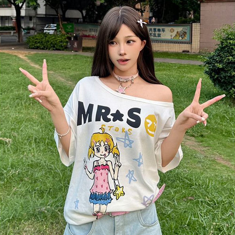 Hotweek Pattern T-shirt Cartoo - Summer Clothing Cartoon avaliação e preço