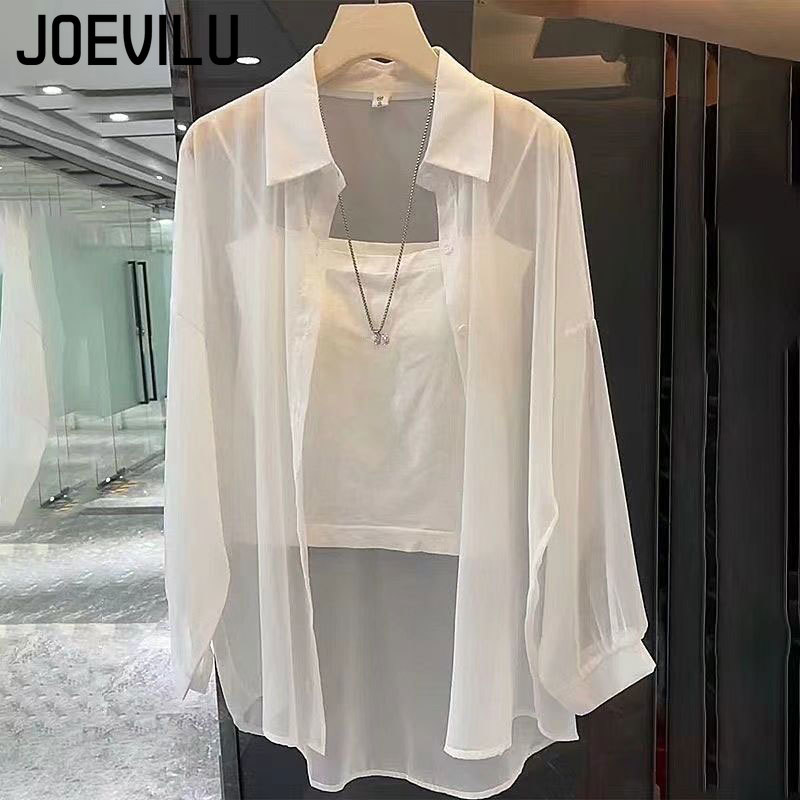 Sheer Chiffon Shirt Women's Ca - Summer Clothing Japan avaliação e preço