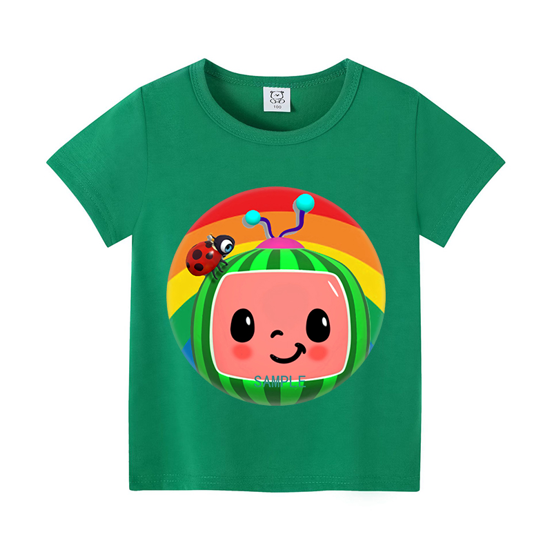 Cocomelons Baby T-Shirts Anime - Summer Clothing Cartoon avaliação e preço
