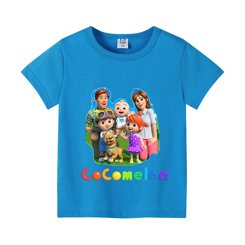 Cocomelons Baby T-Shirts Anime - Summer Clothing Cartoon avaliação e preço