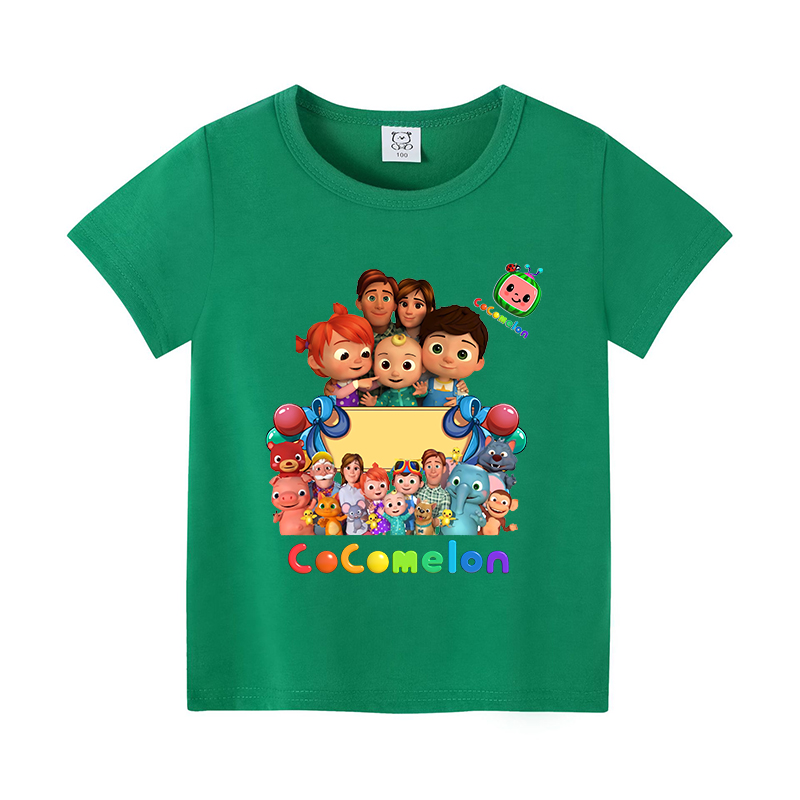 Cocomelons Baby T-Shirts Anime - Summer Clothing Cartoon avaliação e preço