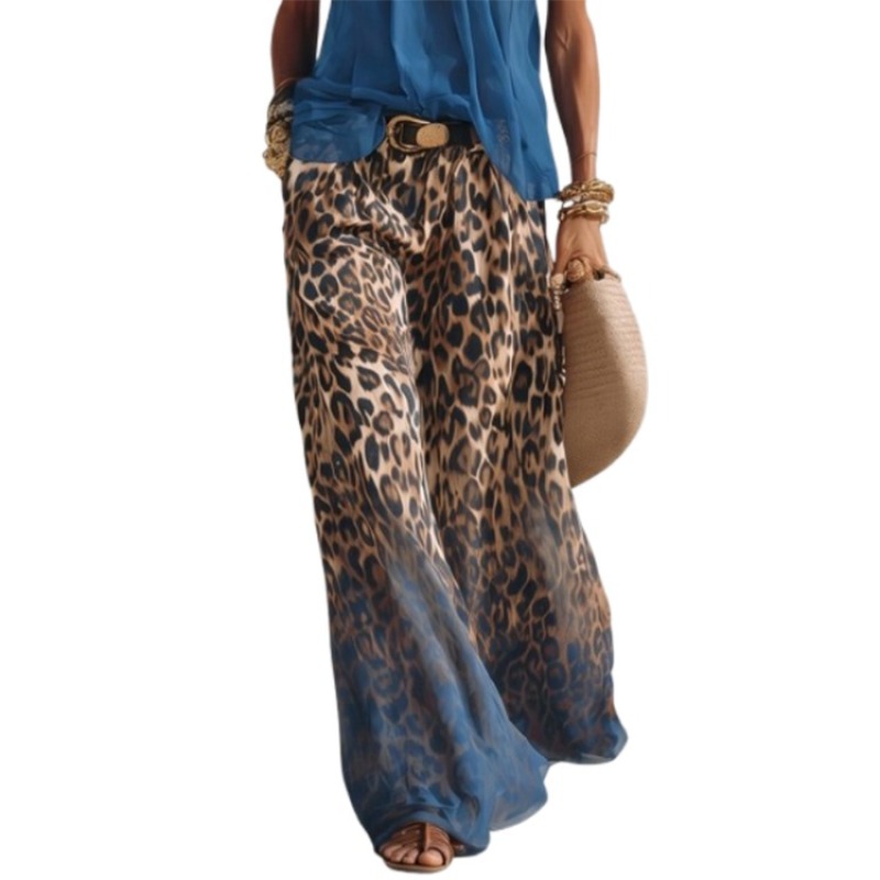 Yeezzi Women's Fashion Gradien - Palazzo Pant Wide avaliação e preço