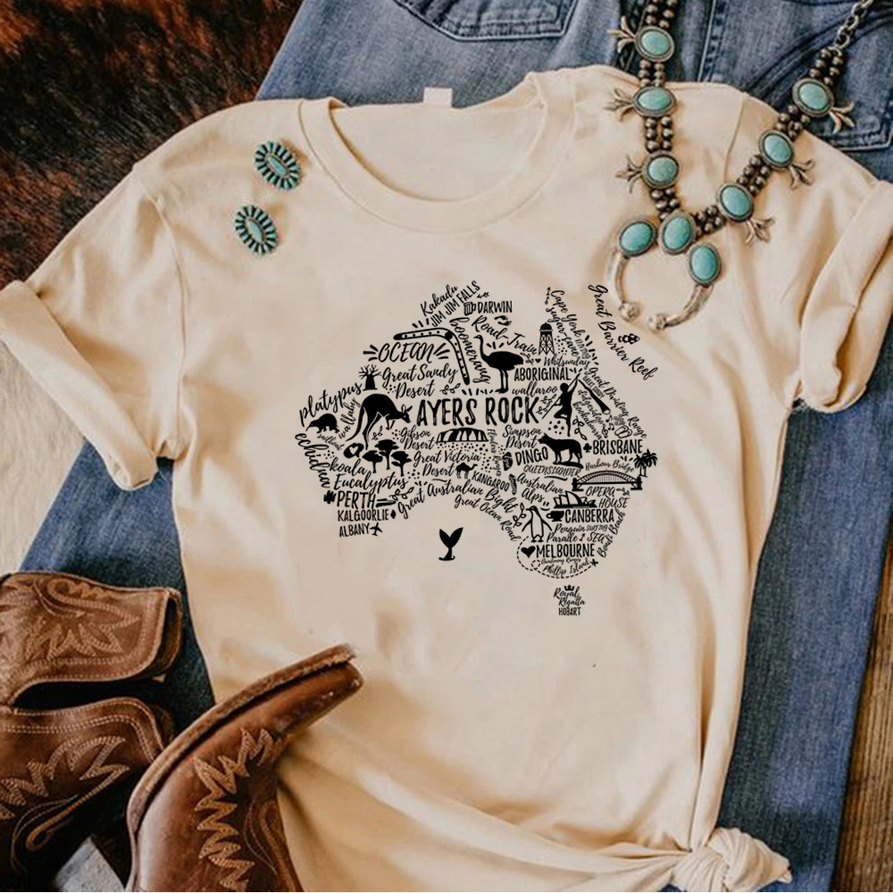 Australia Koala tshirt women Y - Summer Clothing Women Australia avaliação e preço