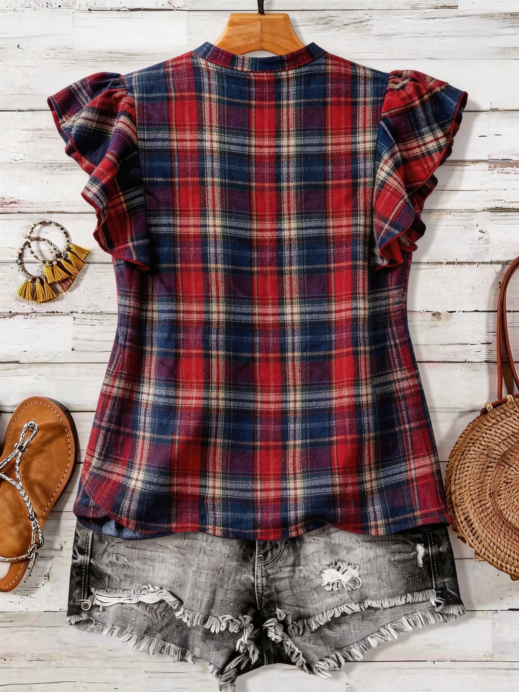 plus Size Retro round Neck Pri - Summer Clothing For 60 Year Old Woman avaliação e preço