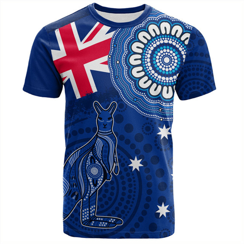 Australia Graphic T Shirts Men - Summer Clothing Women Australia avaliação e preço