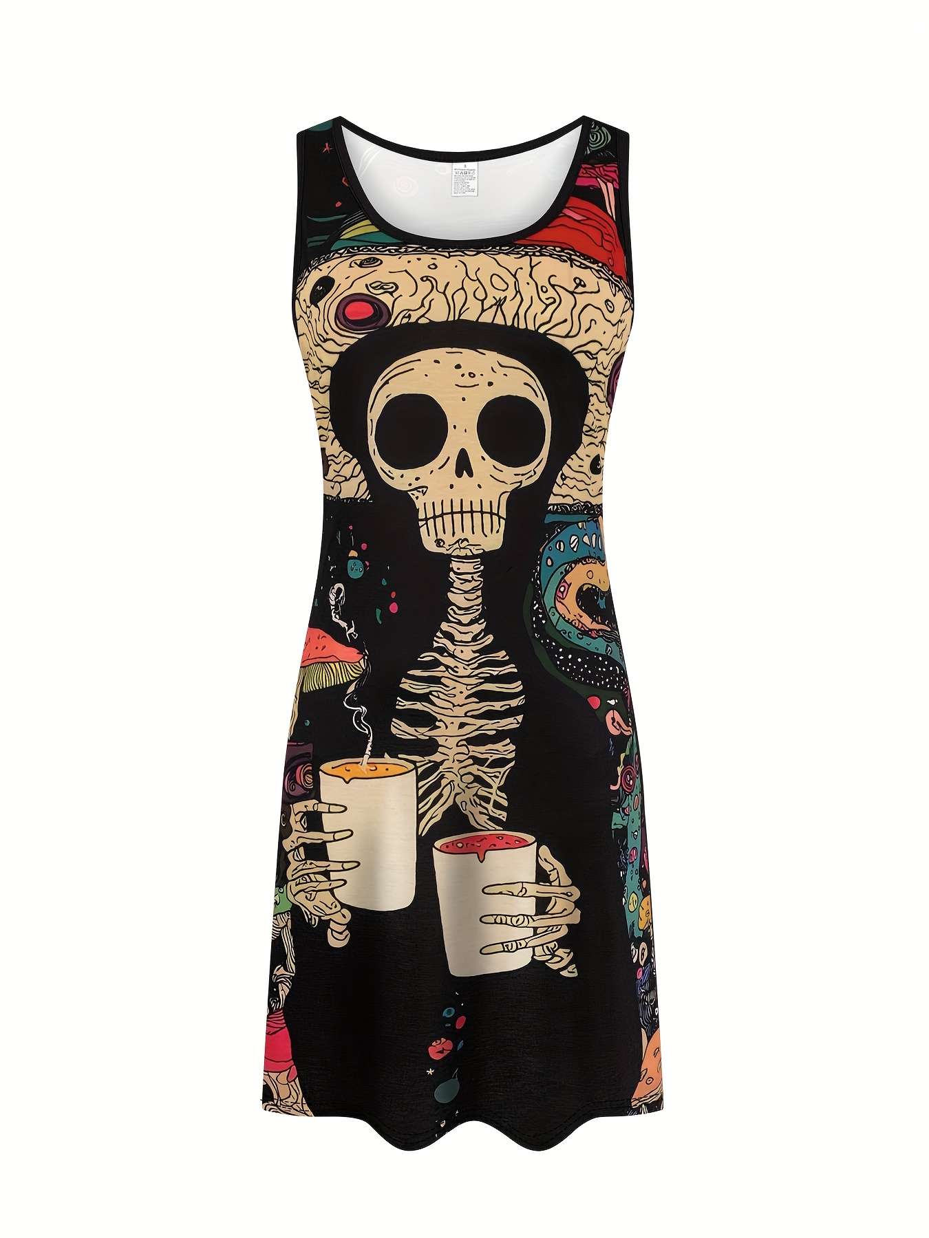 Women'S Gothic Punk Casual Dre - Summer Clothing For 60 Year Old Woman avaliação e preço