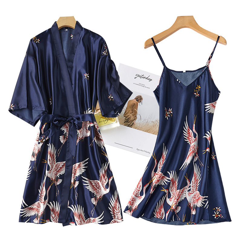 Burgundy Women 2PCS Faux Silk  - Summer Nights Clothing avaliação e preço